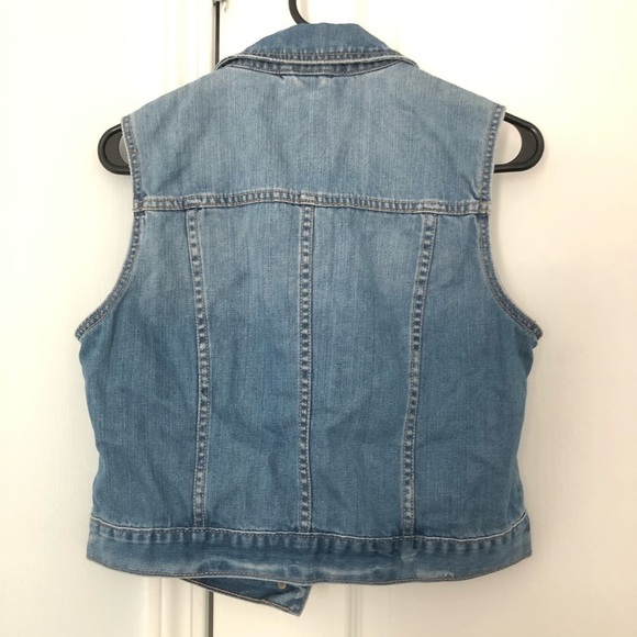 🍋nowt Aeropostale Sleeveless Denim Jacket - Picture 7 of 7